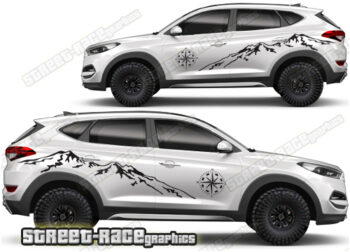 Hyundai Tuscon 029 - Mountain adventure graphics