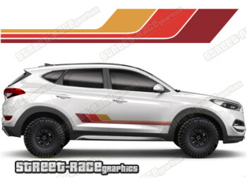 Hyundai Tuscon 043 - Retro stripes