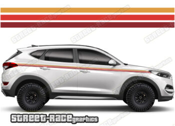 Hyundai Tuscon 045 - Retro stripes
