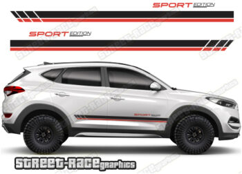 Hyundai Tuscon 053 - racing stripes