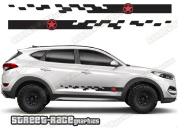 Hyundai Tuscon 055 - racing stripes
