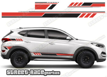 Hyundai Tuscon 056 - racing stripes
