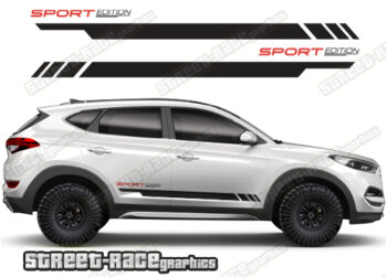 Hyundai Tuscon 057 - racing stripes