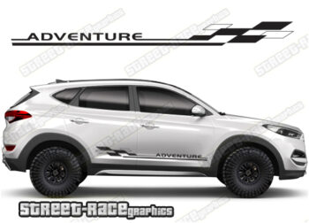 Hyundai Tuscon 058 - Adventure racing stripes