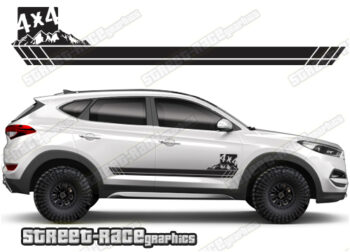 Hyundai Tuscon 060 - 4x4 racing stripes