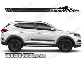 Hyundai Tuscon 064 - off road racing stripes