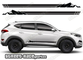 Hyundai Tuscon 069 - 4x4 racing stripes