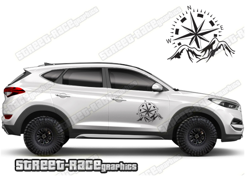 Hyundai Tuscon 070 - Mountain compasses