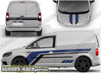 VW Caddy full stripes 012