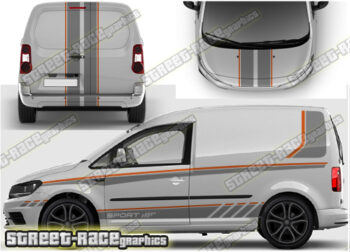 VW Caddy full stripes 014