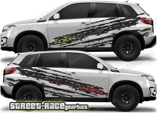 Suzuki Vitara 007 - ripped graphics
