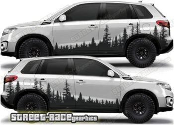 Mitsubishi Shogun 024 - Forest overland graphics