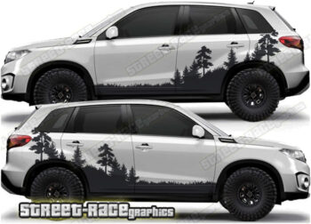Suzuki Vitara 025 - Forest overland graphics