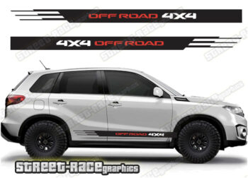 Suzuki Vitara 051 - 4X4 off road racing stripes