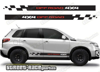 Suzuki Vitara 052 - 4X4 off road racing stripes
