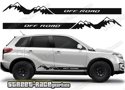Suzuki Vitara 061 - off road racing stripes