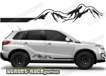 Suzuki Vitara 063 - mountain adventure racing stripes