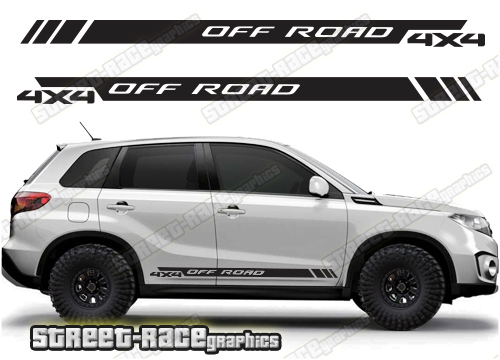 Suzuki Vitara 066 - off road 4x4 racing stripes