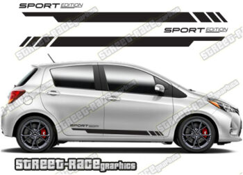 Toyota Yaris racing stripes 032