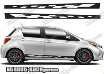 Toyota Yaris racing stripes 035