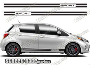 Toyota Yaris racing stripes 036
