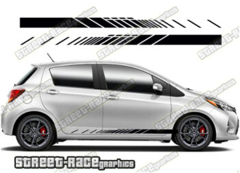 Toyota Yaris racing stripes 038