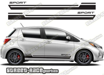 Toyota Yaris racing stripes 039