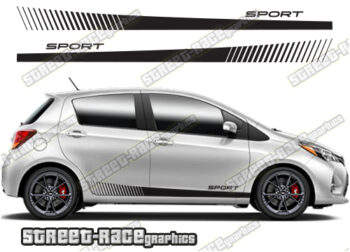 Toyota Yaris racing stripes 041