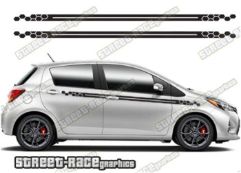 Toyota Yaris racing stripes 043