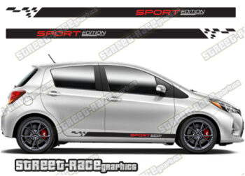 Toyota Yaris racing stripes 046