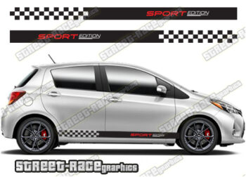 Toyota Yaris racing stripes 047