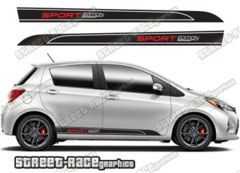 Toyota Yaris racing stripes 048