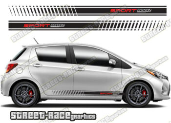 Toyota Yaris racing stripes 051