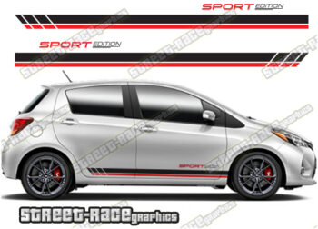 Toyota Yaris racing stripes 052