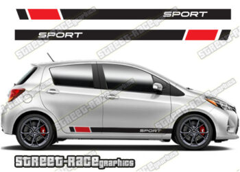 Toyota Yaris racing stripes 055