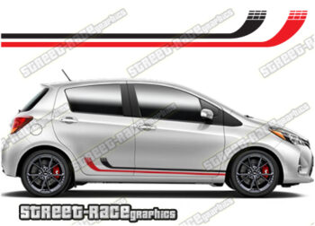 Toyota Yaris racing stripes 056