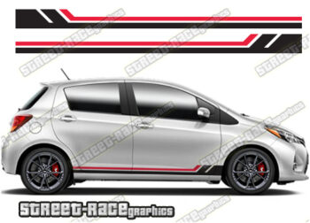Toyota Yaris racing stripes 057