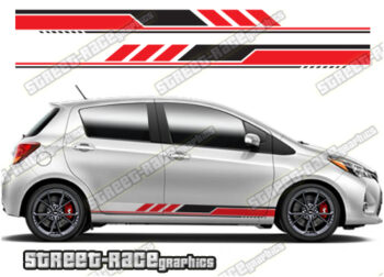 Toyota Yaris racing stripes 059
