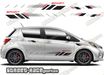 Toyota Yaris racing stripes 061