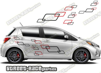 Toyota Yaris stickers 063