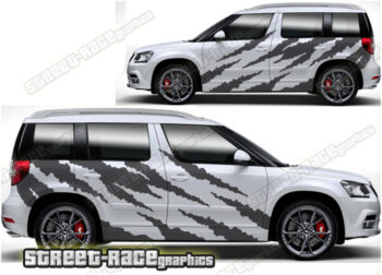 Skoda Yeti 014 - Safari ripped graphics