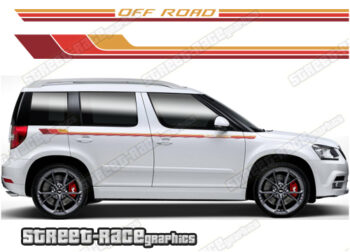 Skoda Yeti 041 - racing stripes