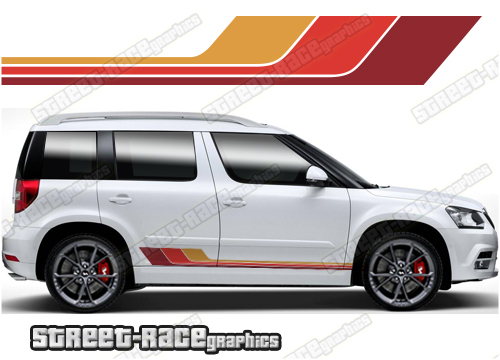 Skoda Yeti 043 - Retro stripes
