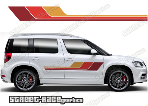 Skoda Yeti 044 - Retro stripes
