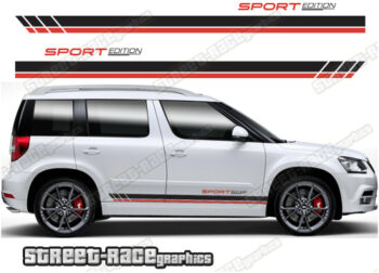 Skoda Yeti 053 - racing stripes
