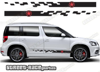 Skoda Yeti 055 - racing stripes