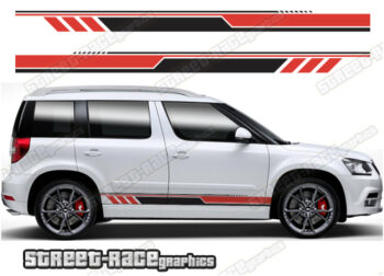 Skoda Yeti 056 - racing stripes