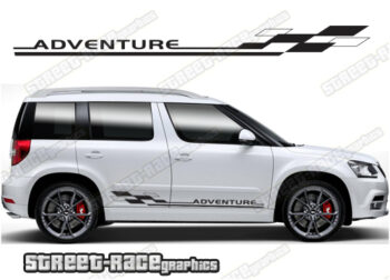 Skoda Yeti 058 - Adventure racing stripes