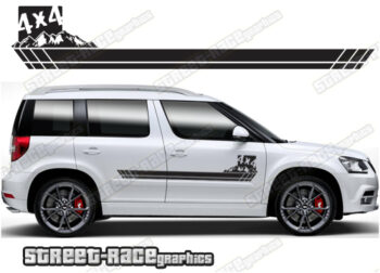 Skoda Yeti 060 - 4x4 racing stripes