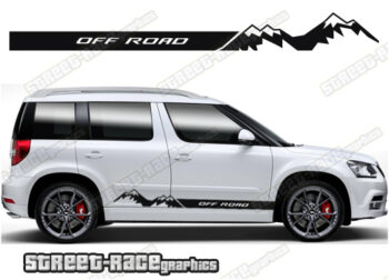 Skoda Yeti 061 - off road racing stripes